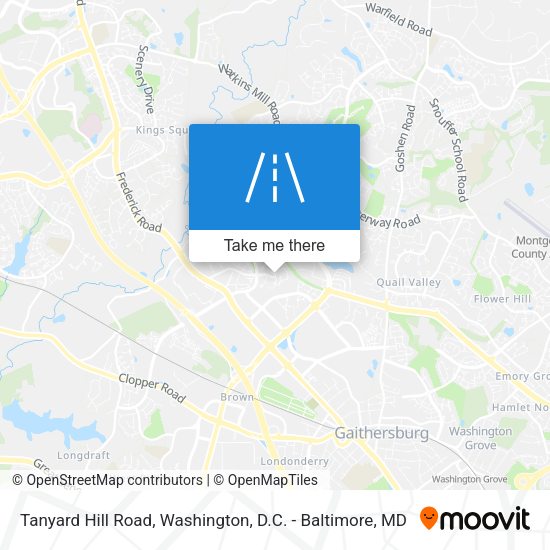 Mapa de Tanyard Hill Road