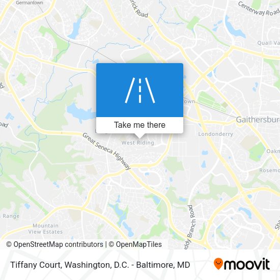 Mapa de Tiffany Court