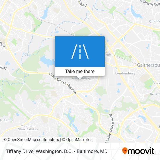Tiffany Drive map