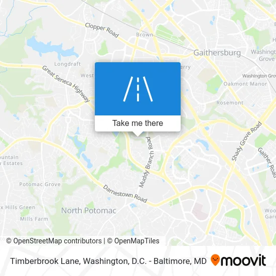 Timberbrook Lane map