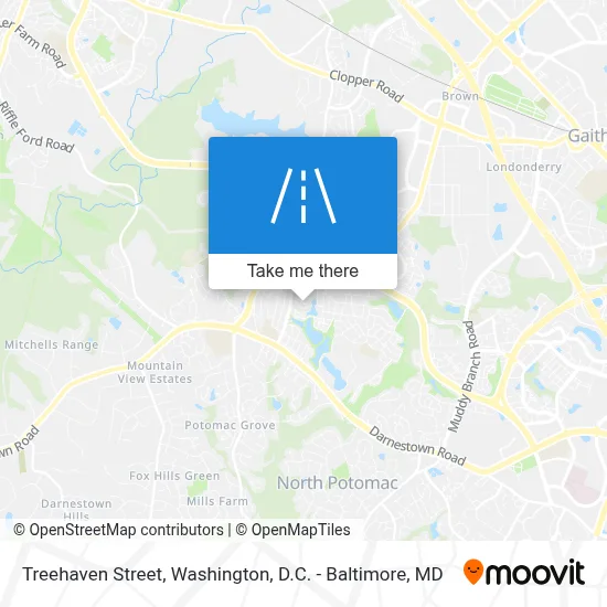 Treehaven Street map