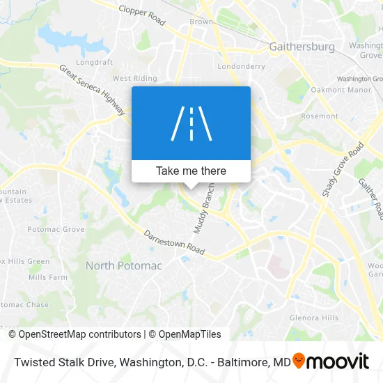 Twisted Stalk Drive map