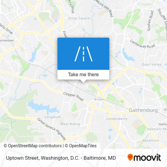 Uptown Street map