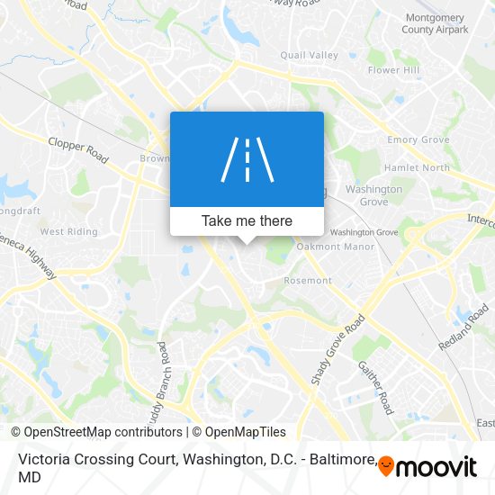 Mapa de Victoria Crossing Court