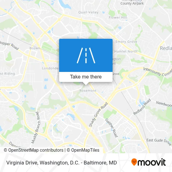 Virginia Drive map