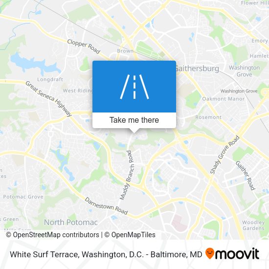 Mapa de White Surf Terrace