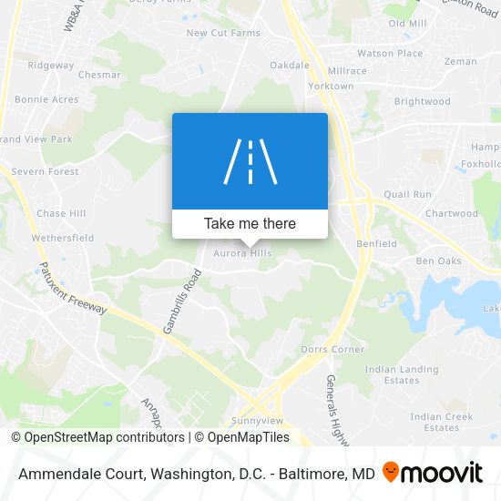 Ammendale Court map