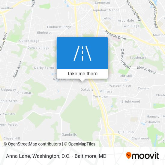 Anna Lane map