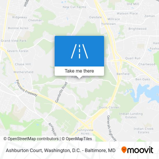 Ashburton Court map