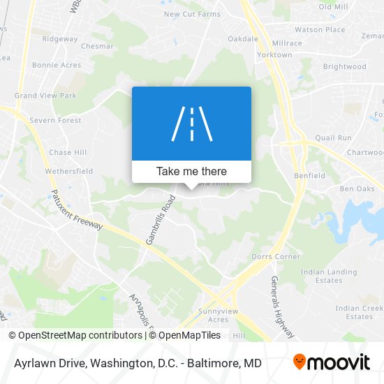 Ayrlawn Drive map