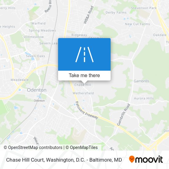 Mapa de Chase Hill Court
