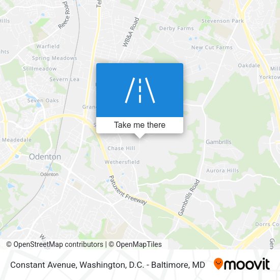 Constant Avenue map