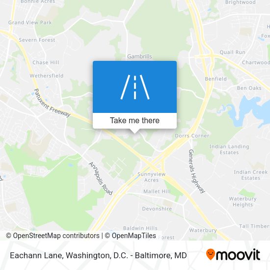 Eachann Lane map