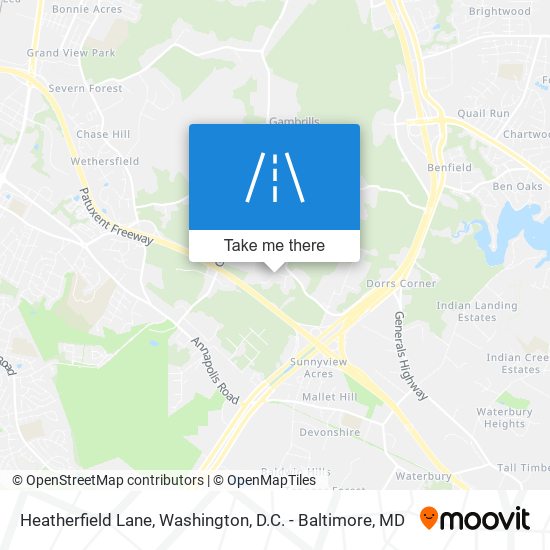 Mapa de Heatherfield Lane