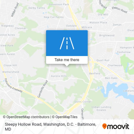 Mapa de Sleepy Hollow Road