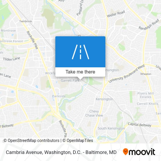 Cambria Avenue map