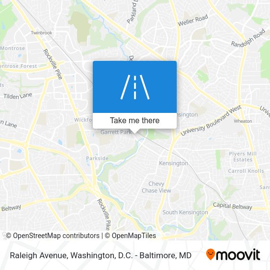 Raleigh Avenue map