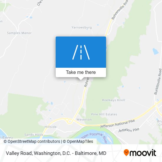 Valley Road map