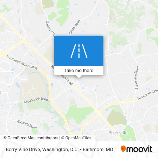 Berry Vine Drive map