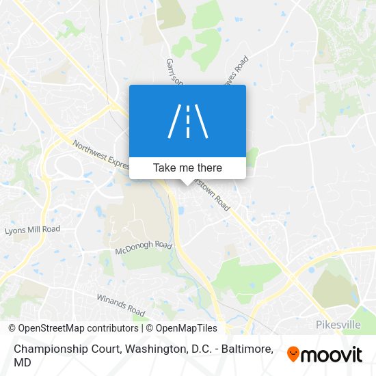 Championship Court map