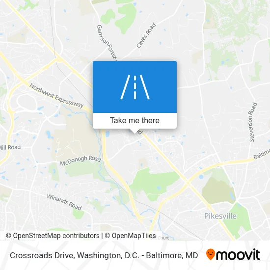 Crossroads Drive map