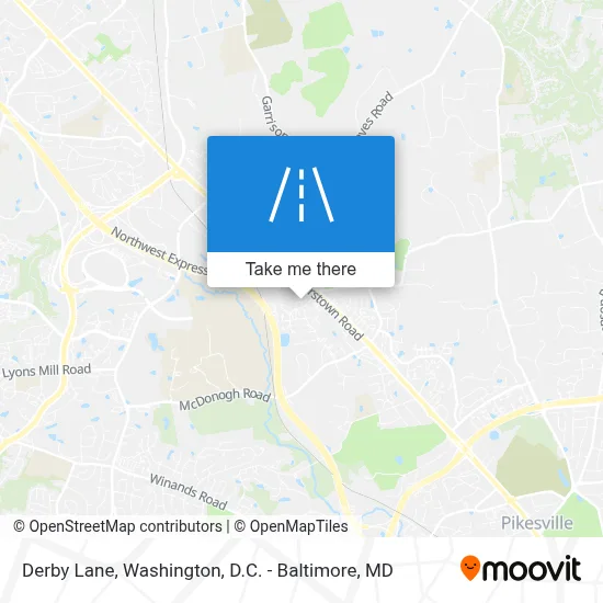 Derby Lane map