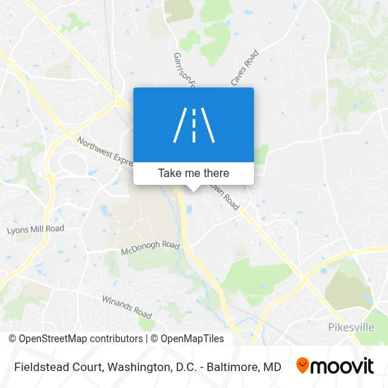 Fieldstead Court map