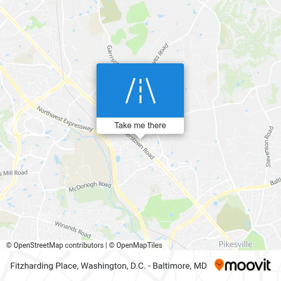 Fitzharding Place map