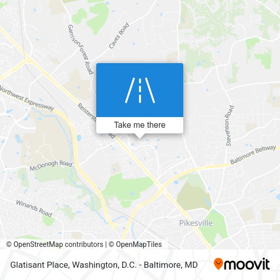Glatisant Place map