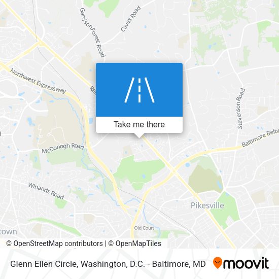 Glenn Ellen Circle map