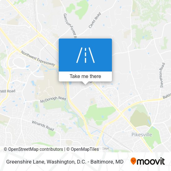 Greenshire Lane map
