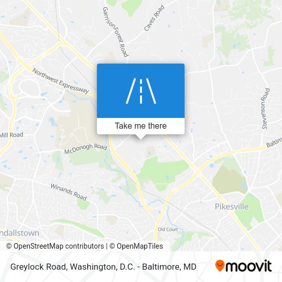 Mapa de Greylock Road