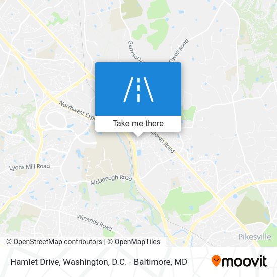 Hamlet Drive map