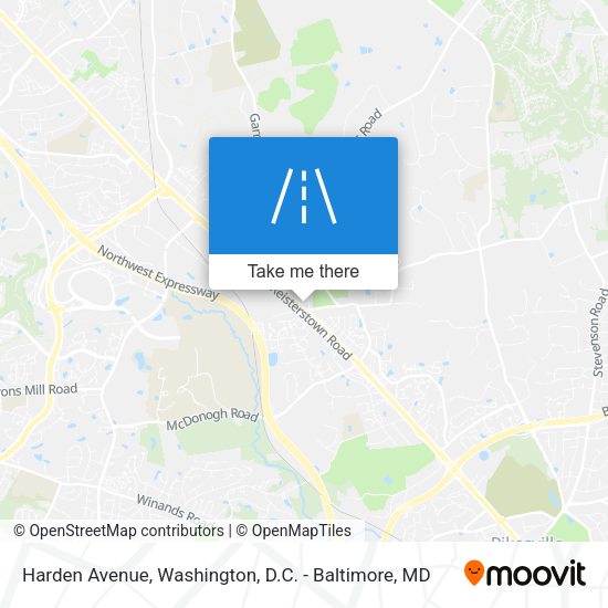 Harden Avenue map
