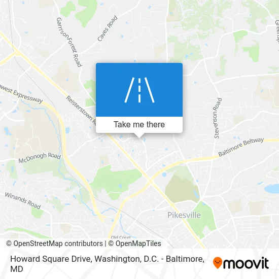 Howard Square Drive map