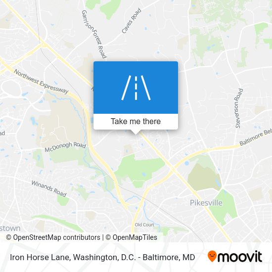 Mapa de Iron Horse Lane