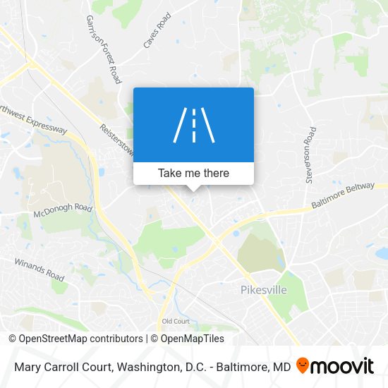 Mary Carroll Court map