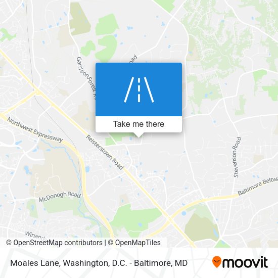 Mapa de Moales Lane
