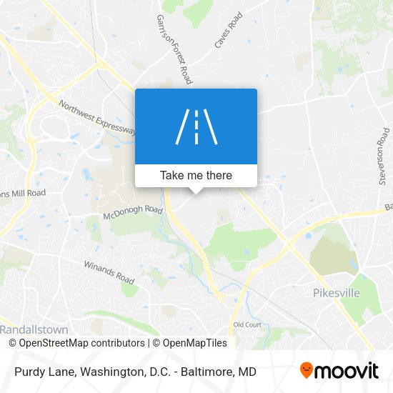 Purdy Lane map