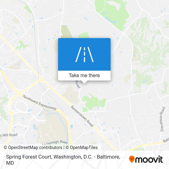 Mapa de Spring Forest Court
