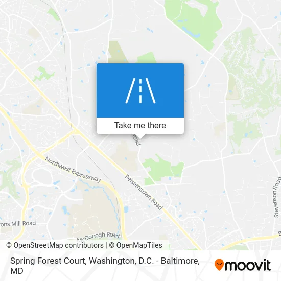 Spring Forest Court map