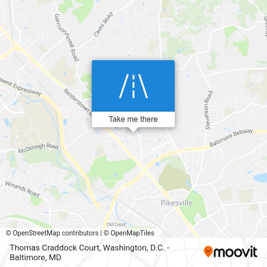 Thomas Craddock Court map