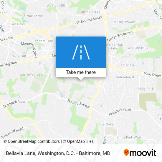 Bellavia Lane map