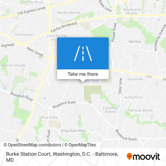 Burke Station Court map