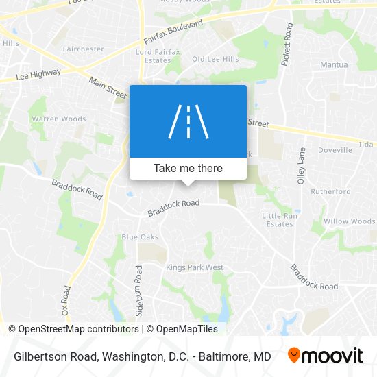 Gilbertson Road map