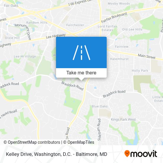 Kelley Drive map
