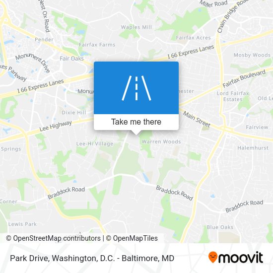 Mapa de Park Drive