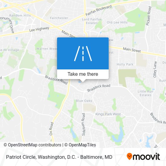 Mapa de Patriot Circle