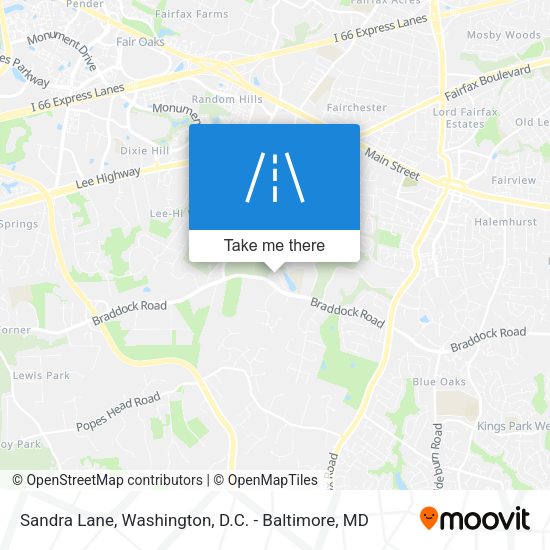 Sandra Lane map