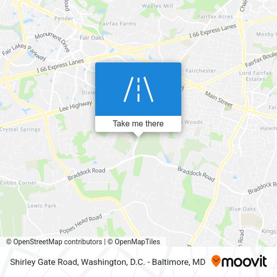 Shirley Gate Road map
